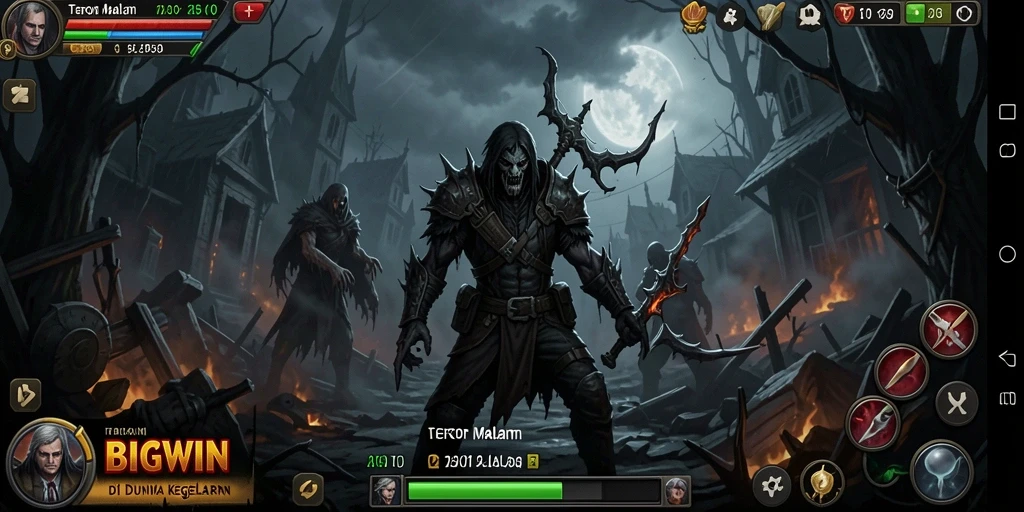 Gameplay seram dengan suasana mencekam di BIGWIN.