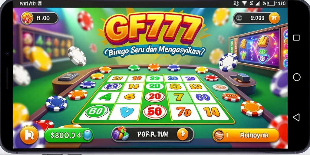 Tampilan memukau dari gameplay Bingo GF777.