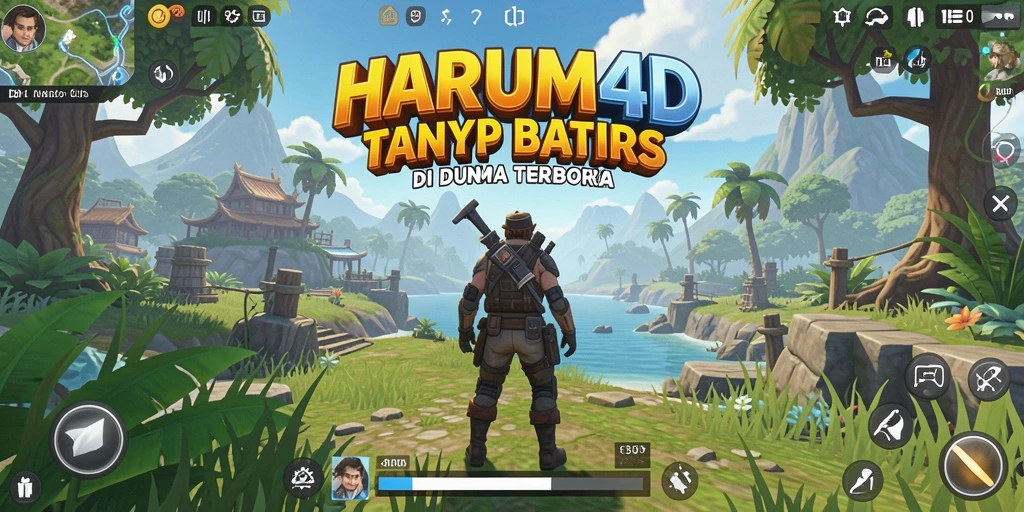Tampilan gameplay HARUM4D di dunia terbuka yang memikat.