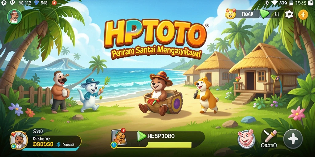 Tampilan gameplay HPTOTO yang penuh warna dan mengasyikkan.