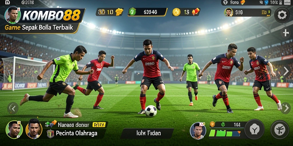 Tampilan gameplay KOMBO88 yang menegangkan dan seru.