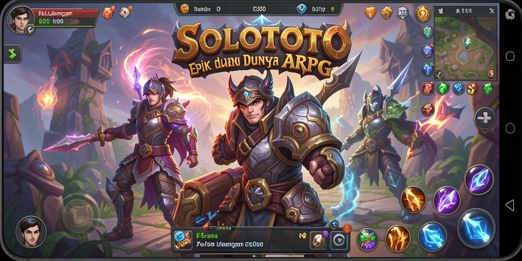 Tampilkan aksi seru di dalam gameplay ARPG SOLOTOTO.