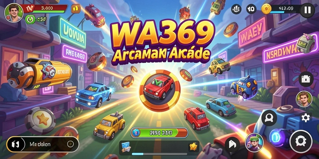 Tampilan gameplay seru dan menarik dari WA369 dalam aksi Arcade.